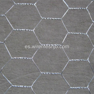 Alambre hexagonal galvanizado, malla de alambre de pollo